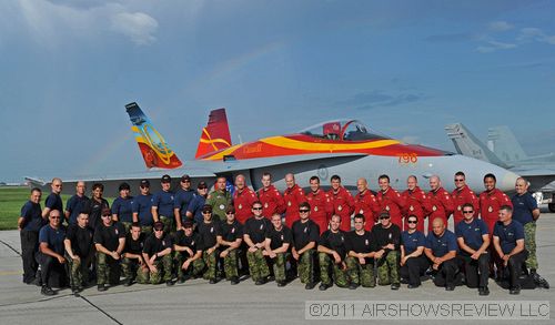 The Canadian Icons: Snowbirds, Canadian Forces Skyhawks Parachute Team and  the CF-18 Demo Team.